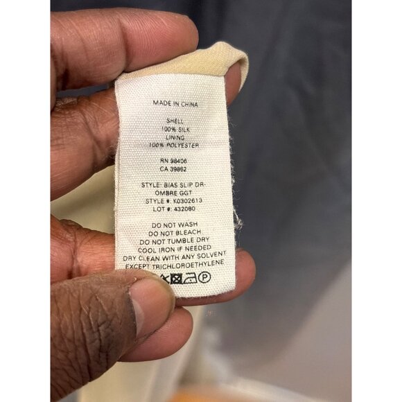 Theory Womens Sleeveless Ombré Maxi Dress size 4 - Picture 7 of 9